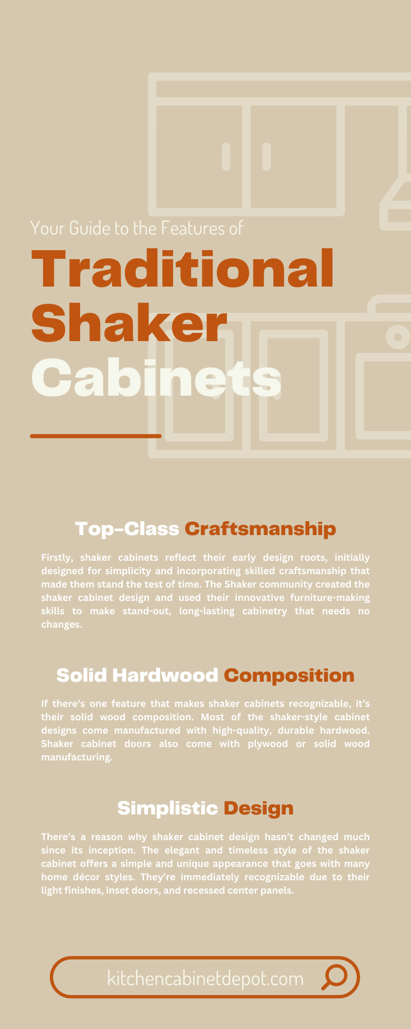 Your Guide to the Features of Traditional Shaker Cabinets