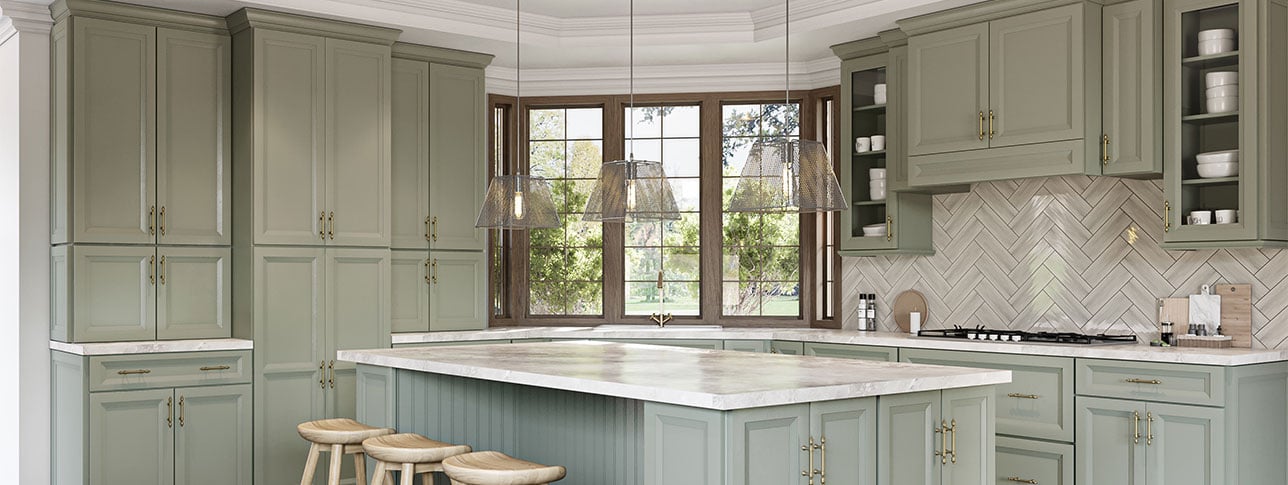 Timeless Sage Kitchen Cabinets