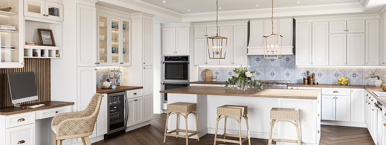 Timeless White Kitchen Cabinets