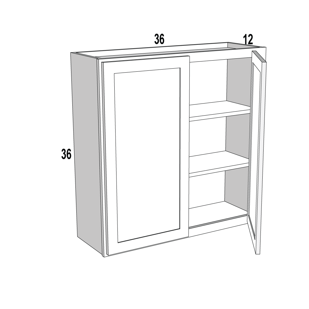 Wall 15Wx36H Espresso Shaker