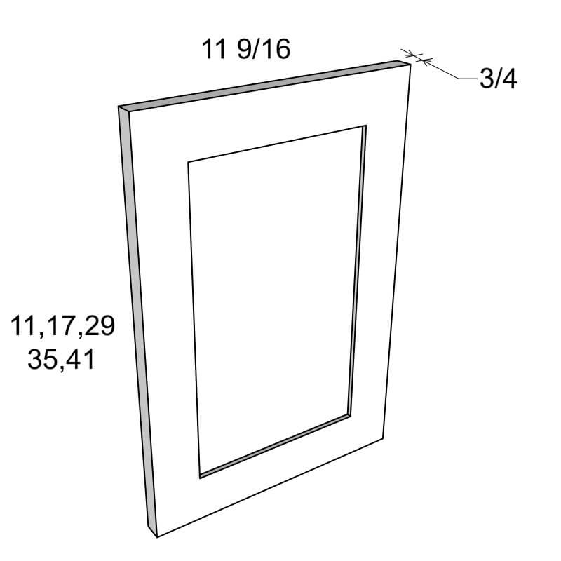 Antique White Lined Frame - 4 x 4