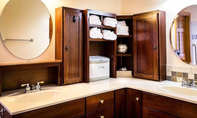 Brown Bathroom Cabinet Colors