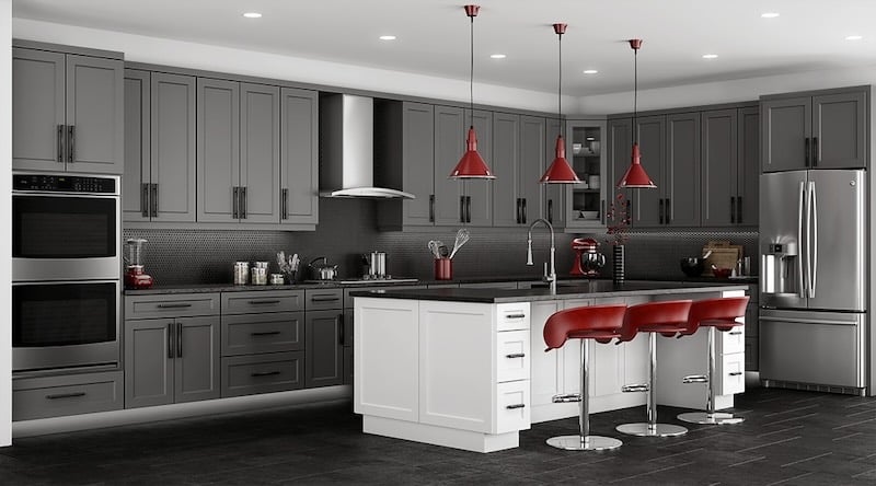 Black Kitchen Cabinets