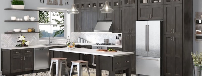 Dark Gray Kitchen Cabinets