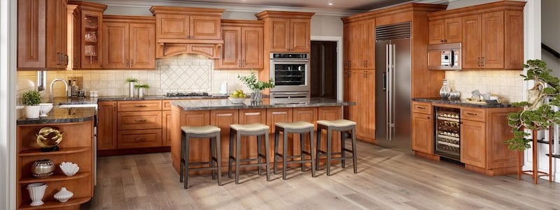 Framed or Frameless Cabinets - Brown