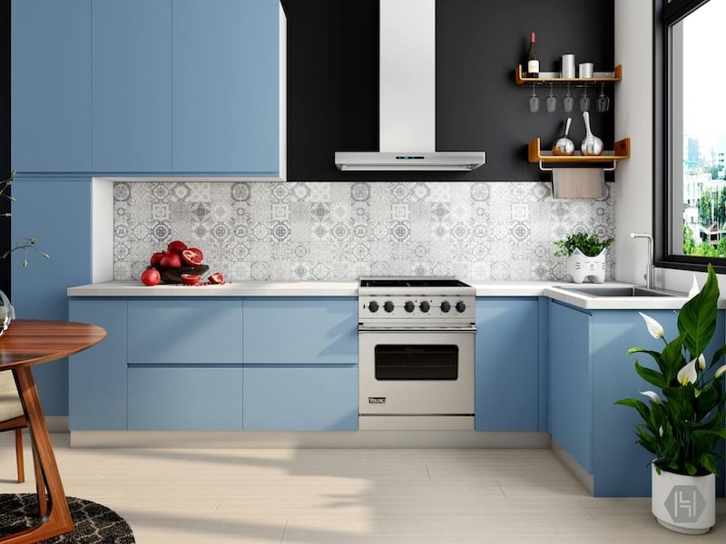 Kitchen Cabinet Colors - Blue