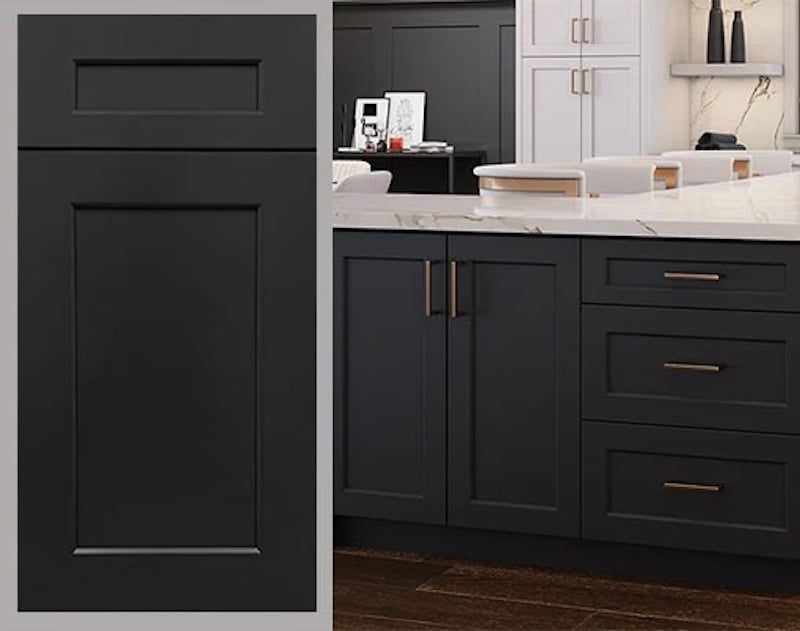 RTA Kitchen Cabinets Black