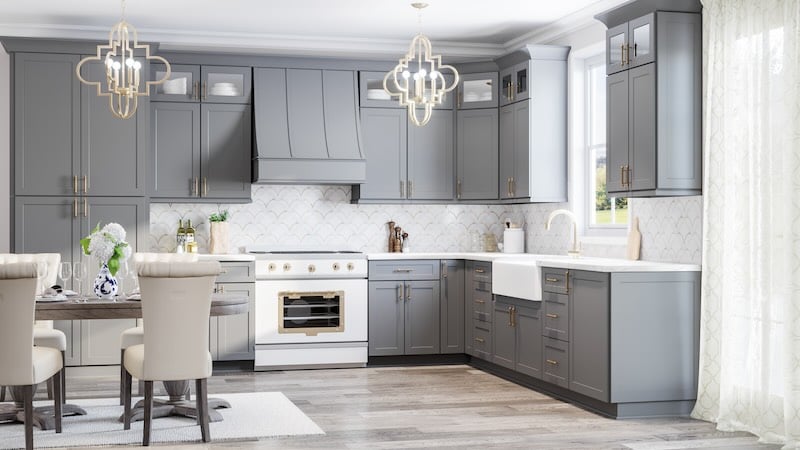 Light Gray cabinets vs. White Cabinets